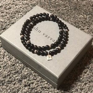 New John Varvatos Collection double wrap bracelet
